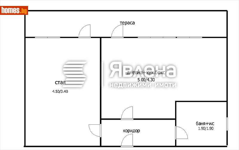 Двустаен, 46m² -  Център, Благоевград - Апартамент за продажба - ЯВЛЕНА - 108995710