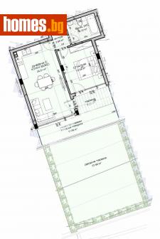 Двустаен, 73m² - Апартамент за продажба - 109011100