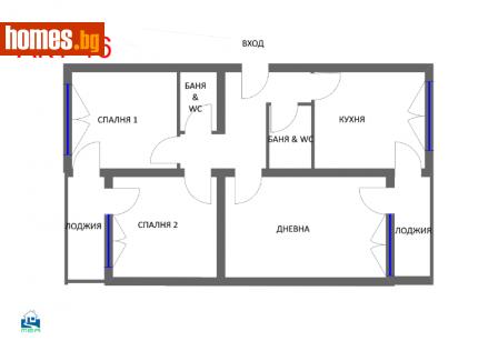 Тристаен, 86m² - Апартамент за продажба - 109020708