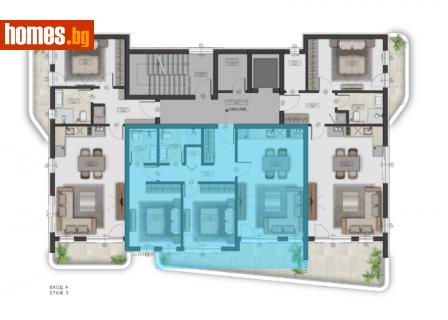 Тристаен, 112m² - Апартамент за продажба - 109085780