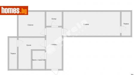 Тристаен, 65m² - Апартамент за продажба - 109099747