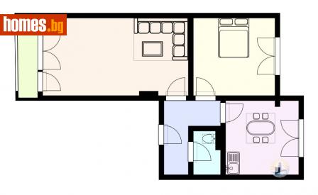 Двустаен, 63m² - Апартамент за продажба - 109105125