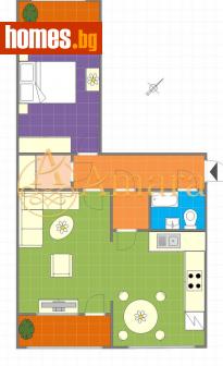 Тристаен, 70m² - Апартамент за продажба - 109111265