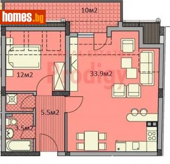 Двустаен, 93m² - Апартамент за продажба - 109131334