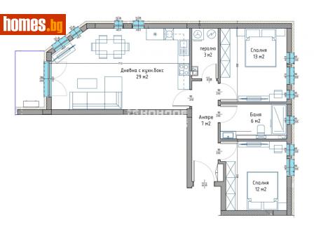 Тристаен, 120m² - Апартамент за продажба - 109156228