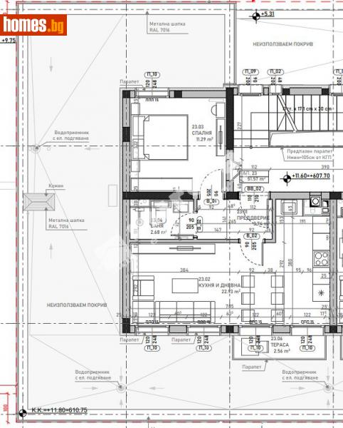 Двустаен, 60m² - Жк. Овча Купел, София - Апартамент за продажба - МИРЕЛА - 109191893