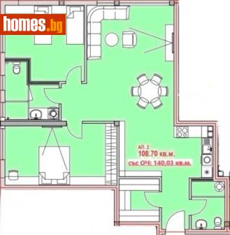 Тристаен, 140m² - Апартамент за продажба - 109193202