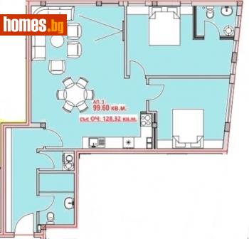 Тристаен, 128m² - Апартамент за продажба - 109193258