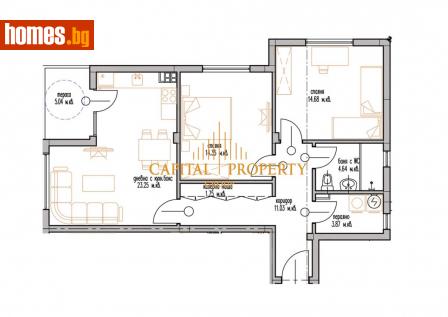 Тристаен, 100m² - Апартамент за продажба - 109204817