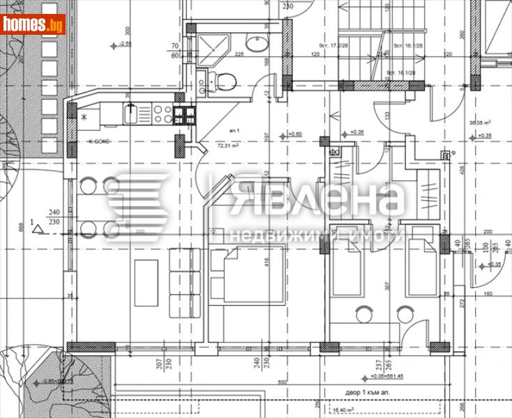 Тристаен, 90m² - Кв. Редута, София - Апартамент за продажба - ЯВЛЕНА - 109209385