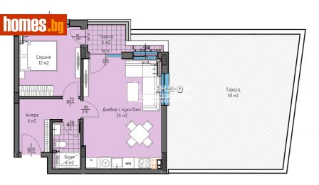 Двустаен, 126m² - Апартамент за продажба - 109210128