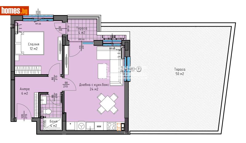 Двустаен, 126m² - Кв. Кършияка, Пловдив - Апартамент за продажба - КОНДОР НЕДВИЖИМИ ИМОТИ - 109210128