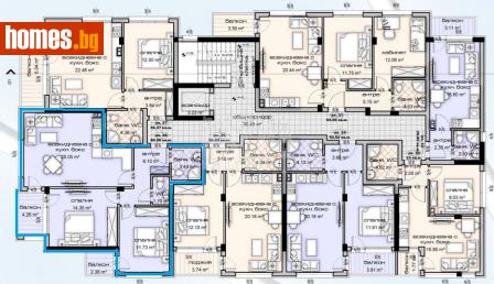 Тристаен, 99m² - Апартамент за продажба - 109214306