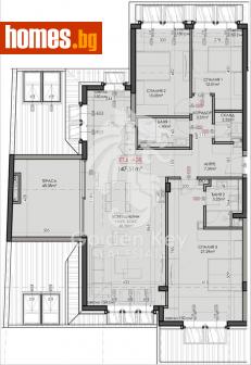 Тристаен, 115m² - Апартамент за продажба - 109224846