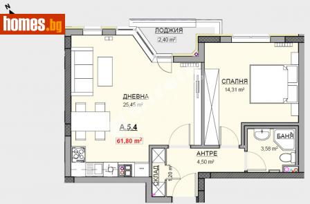 Двустаен, 81m² - Апартамент за продажба - 109279008