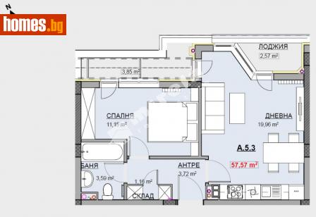 Двустаен, 76m² - Апартамент за продажба - 109279013