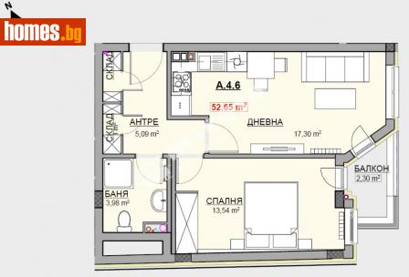 Двустаен, 70m² - Апартамент за продажба - 109279028