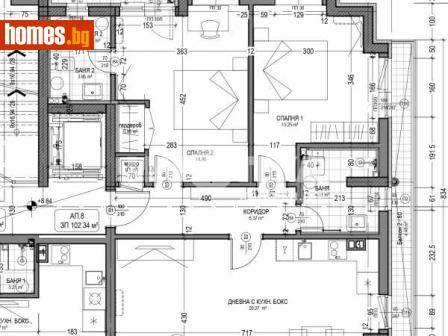 Тристаен, 125m² - Апартамент за продажба - 109279105