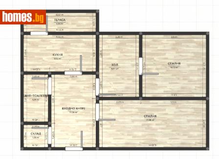 Тристаен, 73m² - Апартамент за продажба - 109280540