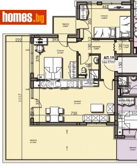Тристаен, 166m² - Апартамент за продажба - 109298642