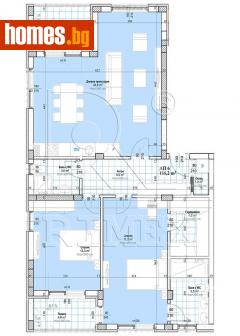 Тристаен, 133m² - Апартамент за продажба - 109299984