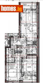 Тристаен, 97m² - Апартамент за продажба - 109310720