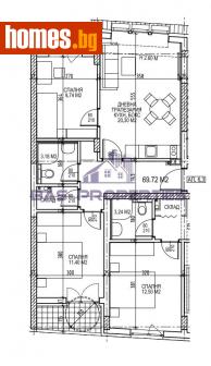 Четиристаен, 83m² - Апартамент за продажба - 109323980