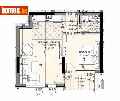Двустаен, 67m² - Апартамент за продажба - 109326241