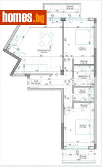 Тристаен, 107m² - Апартамент за продажба - 109327559