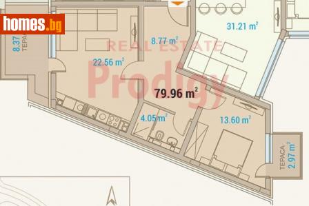 Двустаен, 93m² - Апартамент за продажба - 109343949