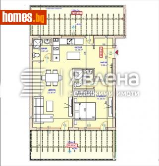 Двустаен, 127m² - Апартамент за продажба - 109355121