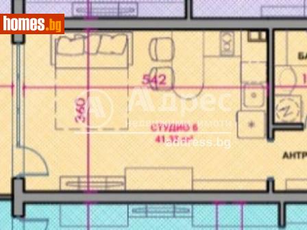 Едностаен, 41m² - Апартамент за продажба - 109372656