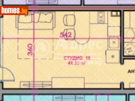 Едностаен, 41m² - Апартамент за продажба - 109372662