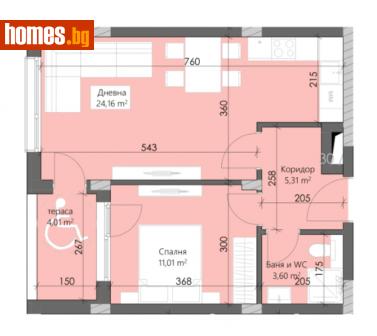 Двустаен, 66m² - Апартамент за продажба - 109391551