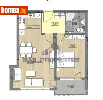 Двустаен, 76m² - Апартамент за продажба - 109404281