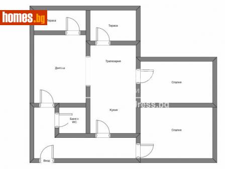 Тристаен, 67m² - Апартамент за продажба - 109405674