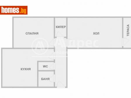 Тристаен, 60m² - Апартамент за продажба - 109405724