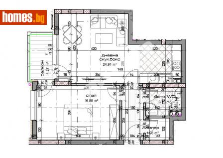 Двустаен, 78m² - Апартамент за продажба - 109406029
