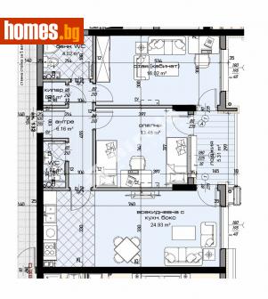 Тристаен, 102m² - Апартамент за продажба - 109406060