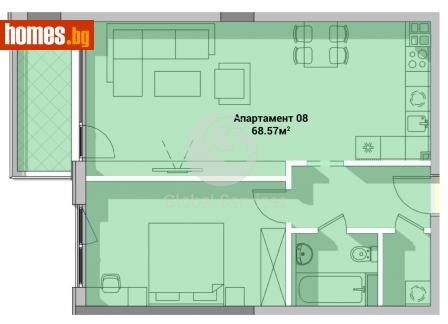 Двустаен, 80m² - Апартамент за продажба - 109410917