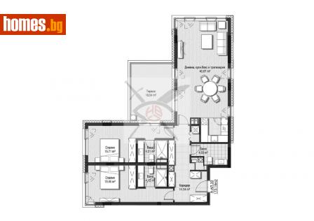 Тристаен, 173m² - Апартамент за продажба - 109422285
