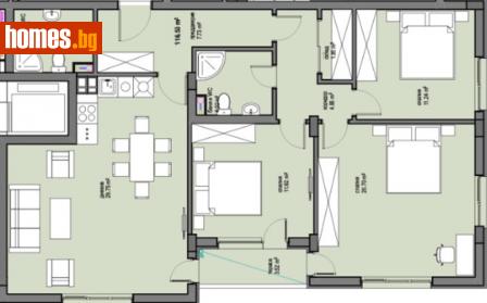 Многостаен, 132m² - Апартамент за продажба - 109424801
