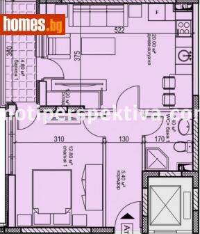 Двустаен, 63m² - Апартамент за продажба - 109463445