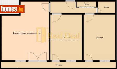 Тристаен, 93m² - Апартамент за продажба - 109476326