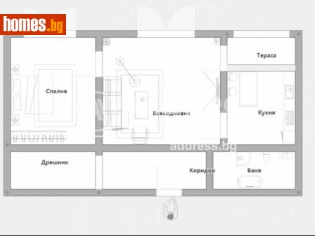 Двустаен, 60m² - Апартамент за продажба - 109477948