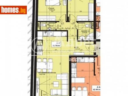 Тристаен, 103m² - Апартамент за продажба - 109527764
