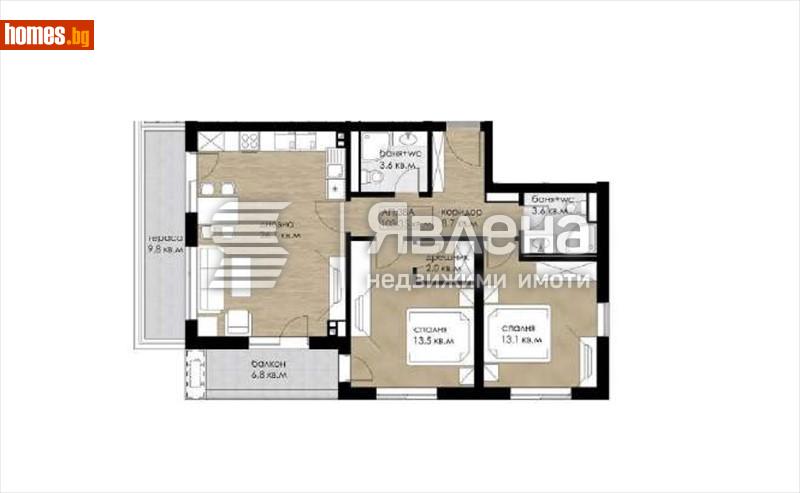 Тристаен, 123m² - Жк. Дружба 2, София - Апартамент за продажба - ЯВЛЕНА - 109528158