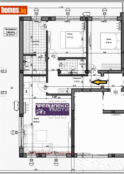 Тристаен, 180m² - Кв. Кършияка, Пловдив - Апартамент за продажба - Превилекс имоти ЕООД - 109566858
