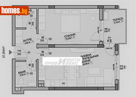 Двустаен, 72m² - Апартамент за продажба - 109567911