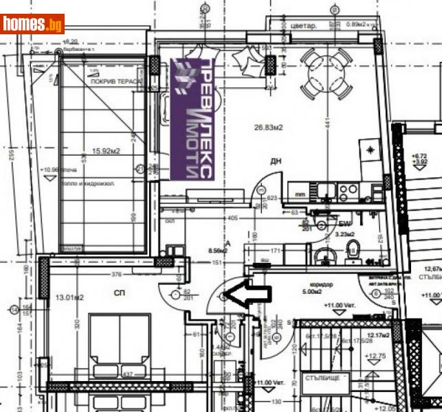 Двустаен, 79m² - Кв. Кършияка, Пловдив - Апартамент за продажба - Превилекс имоти ЕООД - 109567933